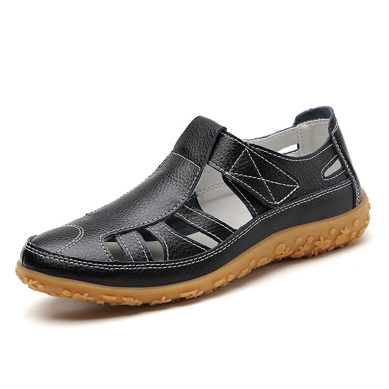 🔥 Promoție 50% REDUCERE 🥿【35-43】Vara handmade retro talpă moale Velcro sandale casual