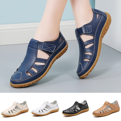 🔥 Promoție 50% REDUCERE 🥿【35-43】Vara handmade retro talpă moale Velcro sandale casual