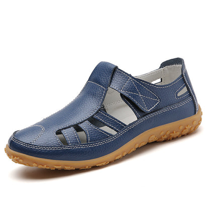 🔥 Promoție 50% REDUCERE 🥿【35-43】Vara handmade retro talpă moale Velcro sandale casual