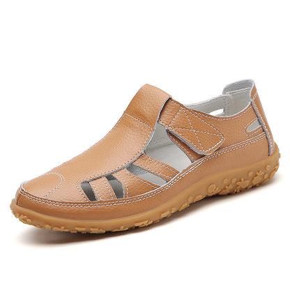 🔥 Promoție 50% REDUCERE 🥿【35-43】Vara handmade retro talpă moale Velcro sandale casual