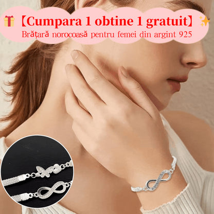 【🎁Kup 1, a 1 dostaniesz gratis】✨Bransoletka na szczęście ze srebra próby 925 dla kobiet --3901564