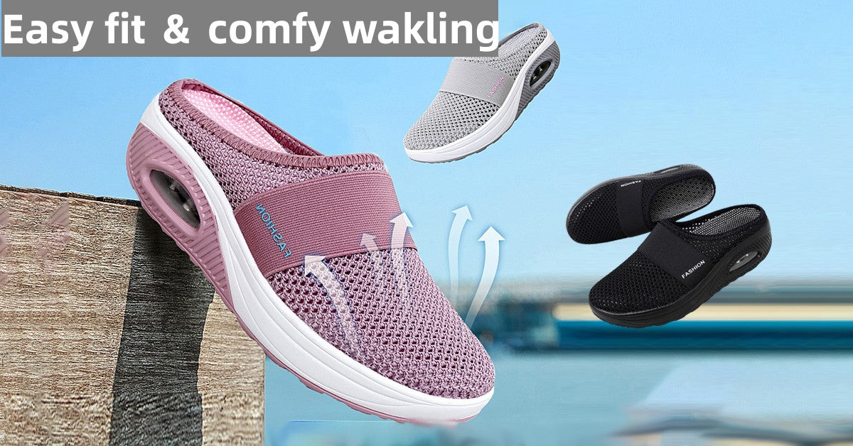 👡💨【45% zniżki】【35-43】2025 Buty z pustej siatki z poduszką powietrzną -3899539