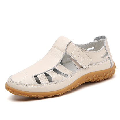 🔥 Promoție 50% REDUCERE 🥿【35-43】Vara handmade retro talpă moale Velcro sandale casual